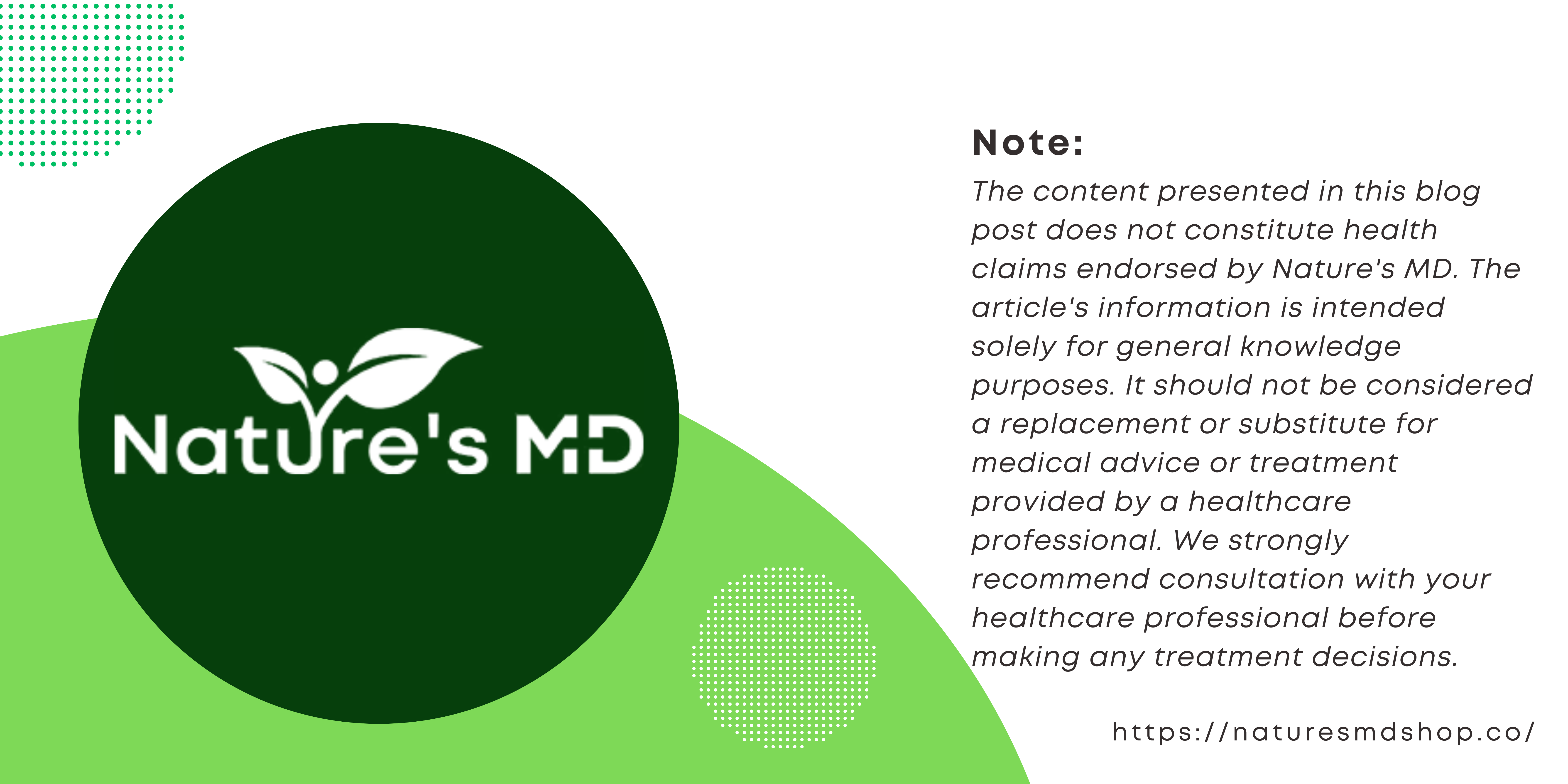 Nature MD Blog note Nature MD Blog note